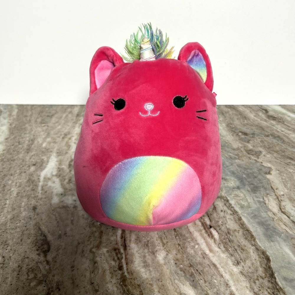 Lizette the Caticorn 8in Squishmallow Plush Stuffed Animal KellyToy Pink